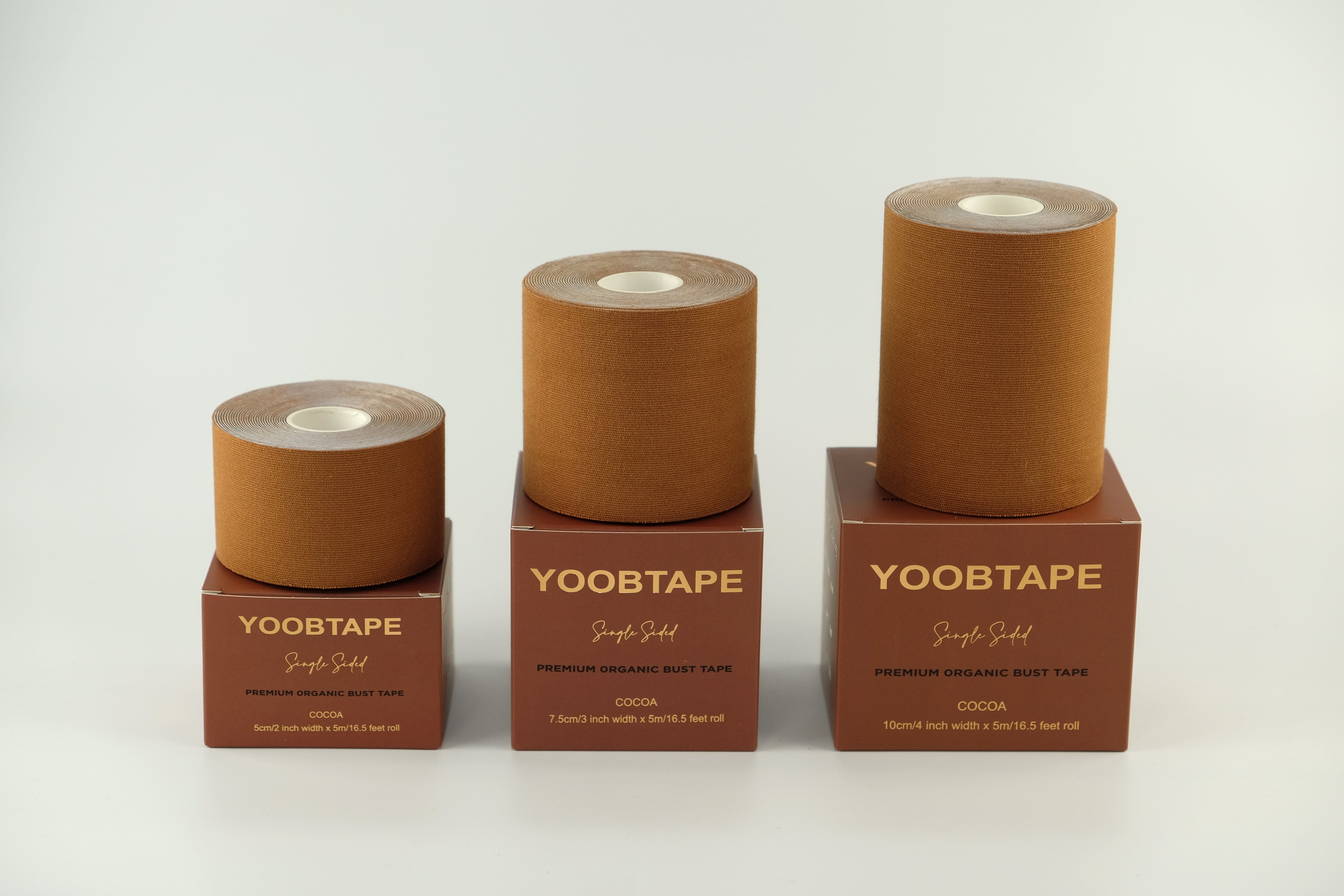 YOOBTAPE Premium Single Sided Bust Tape - Cocoa