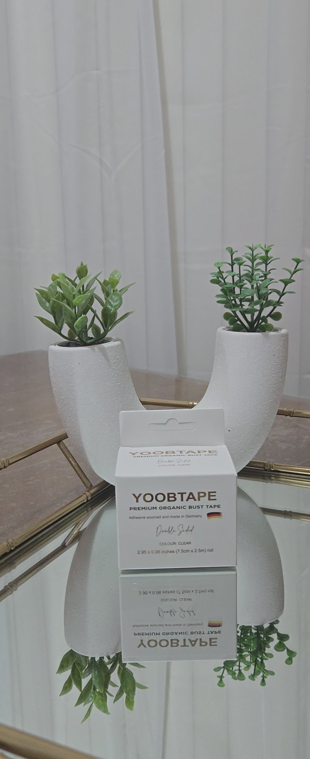 YOOBTAPE Premium Double Sided Bust Tape - Clear