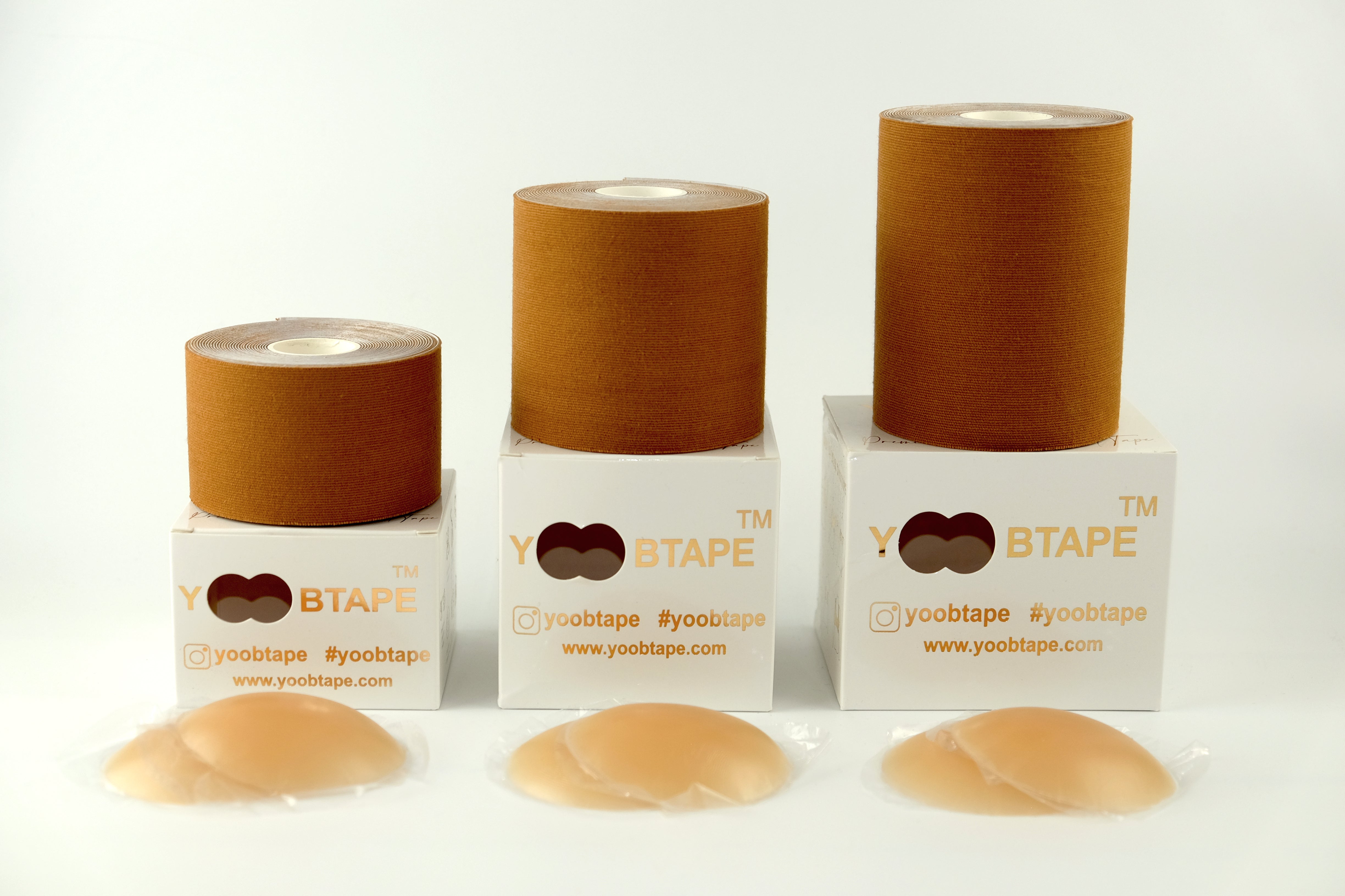 YOOBTAPE Premium Single Sided Bust Tape - Cocoa